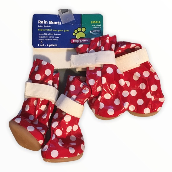 Top Paw Dog Rain Boots Size Small - Picture 3 of 6
